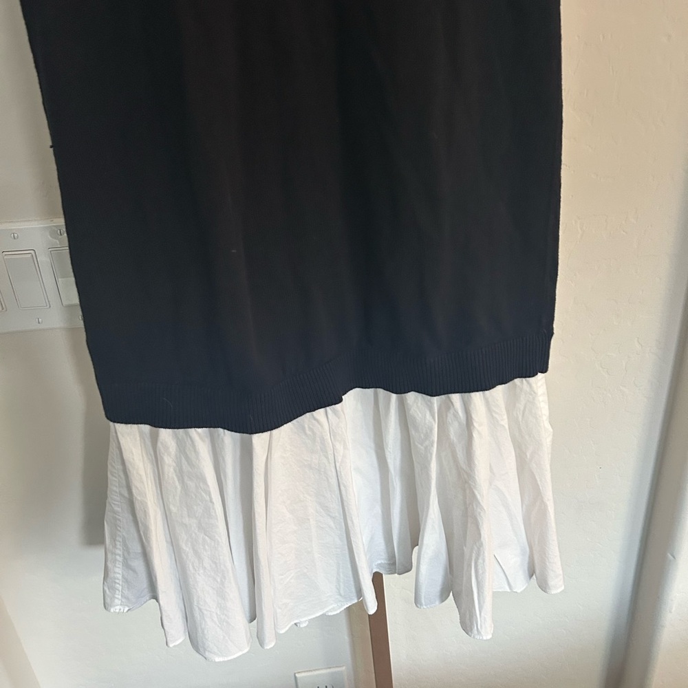 COS Navy and White Mini Dress - Picture 5 of 8
